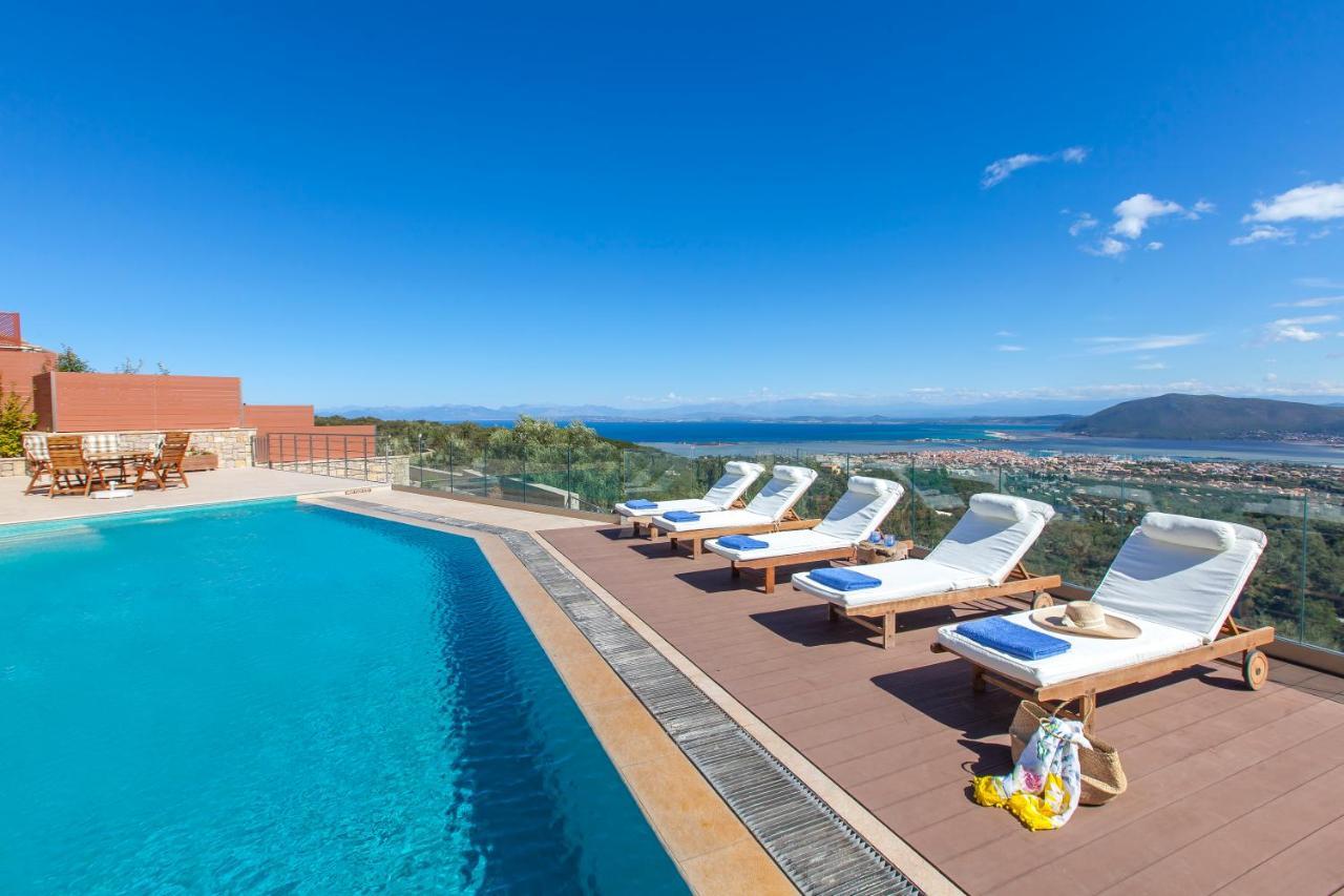 Alivia Lefkas Luxury Villas Apolpaina Экстерьер фото
